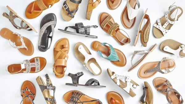 Разнообразие видов и стилей пляжной обуви